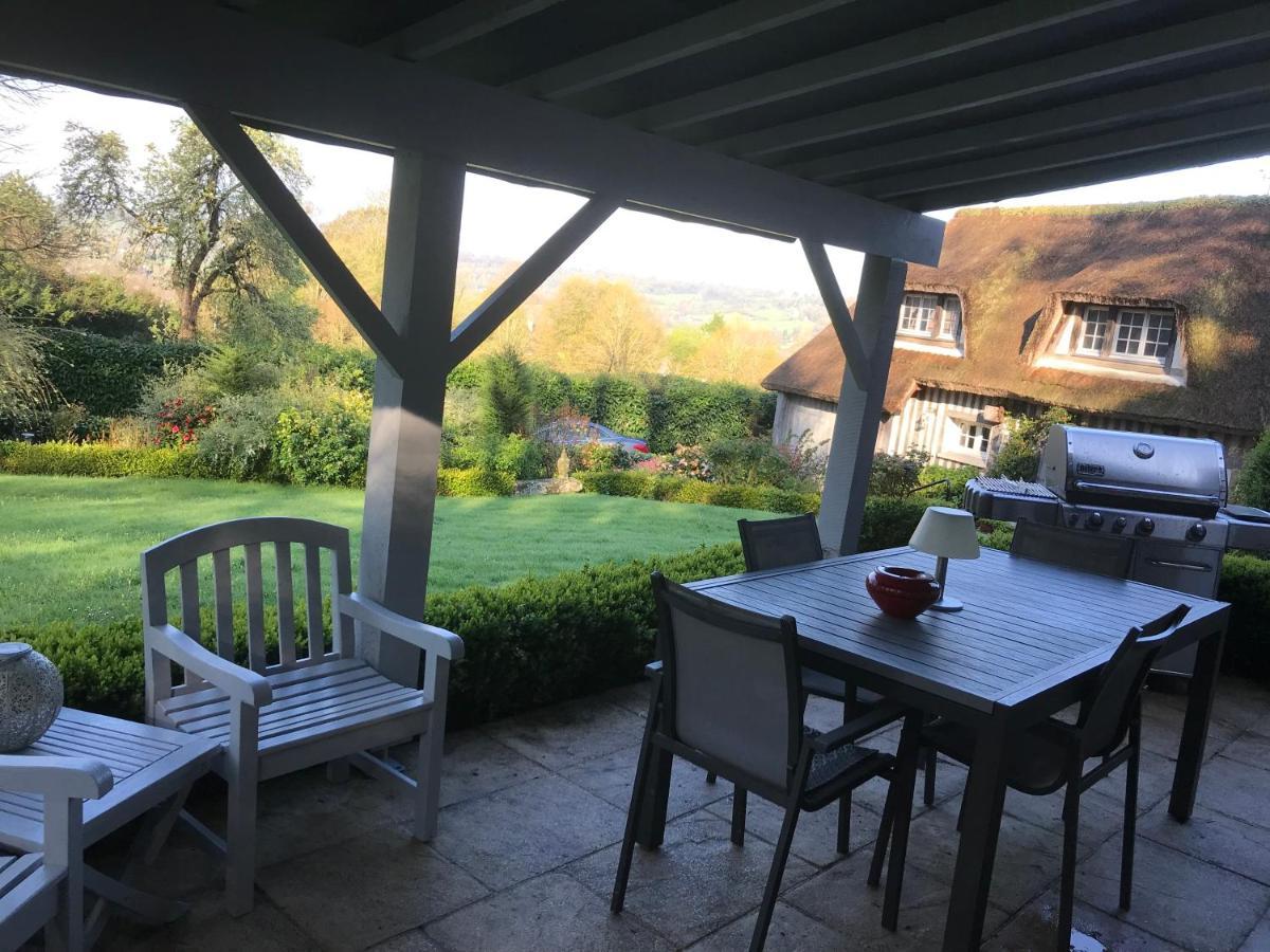 Les Chaumieres Du Pays D'Auge Bed & Breakfast Le Breuil-en-Auge Dış mekan fotoğraf
